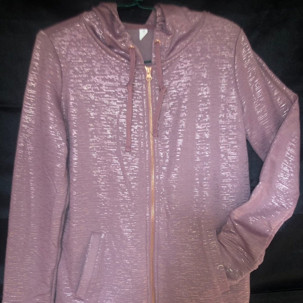 new thick hooded zip up